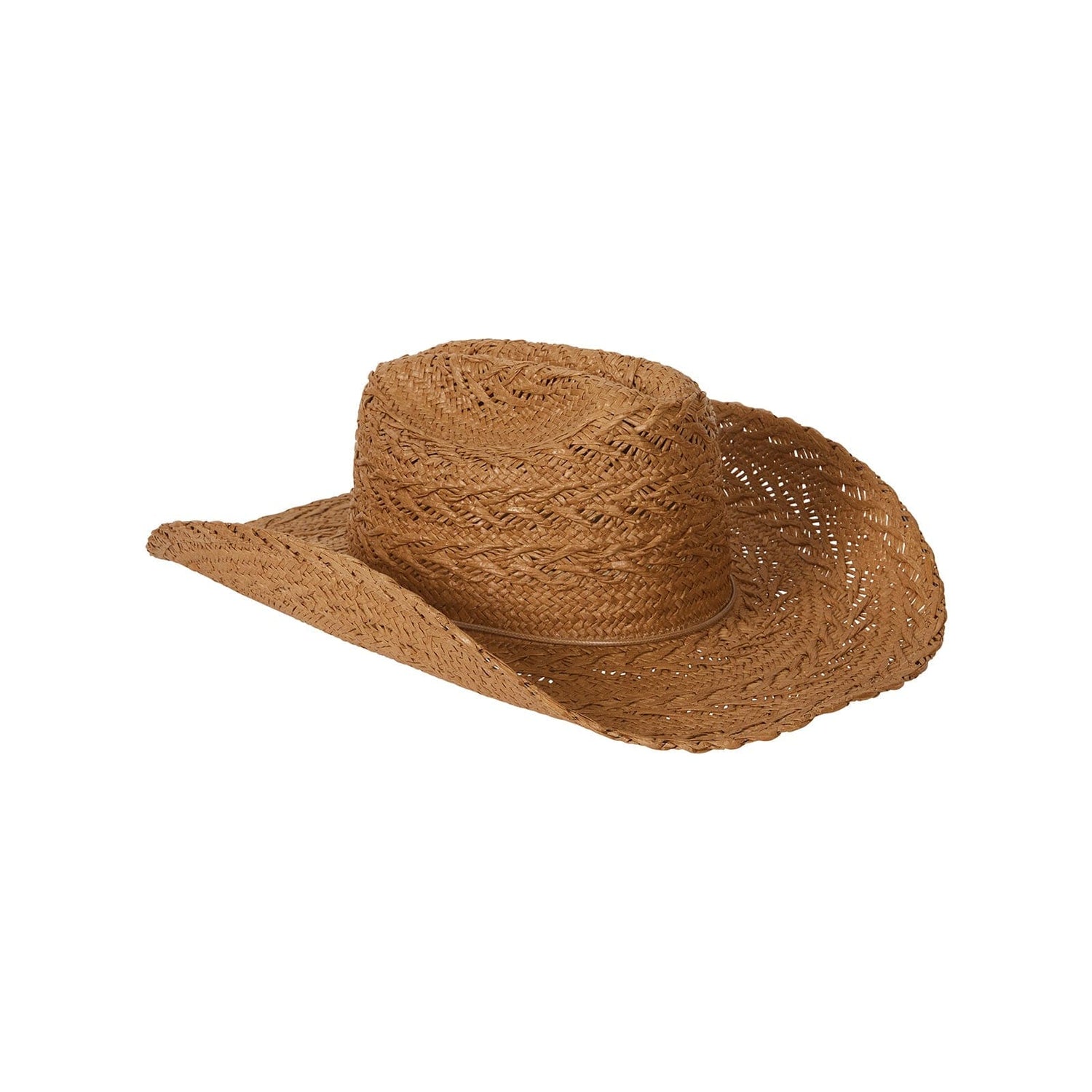 Chevron - Woven Paper Cowboy Hat - CAPOLLE