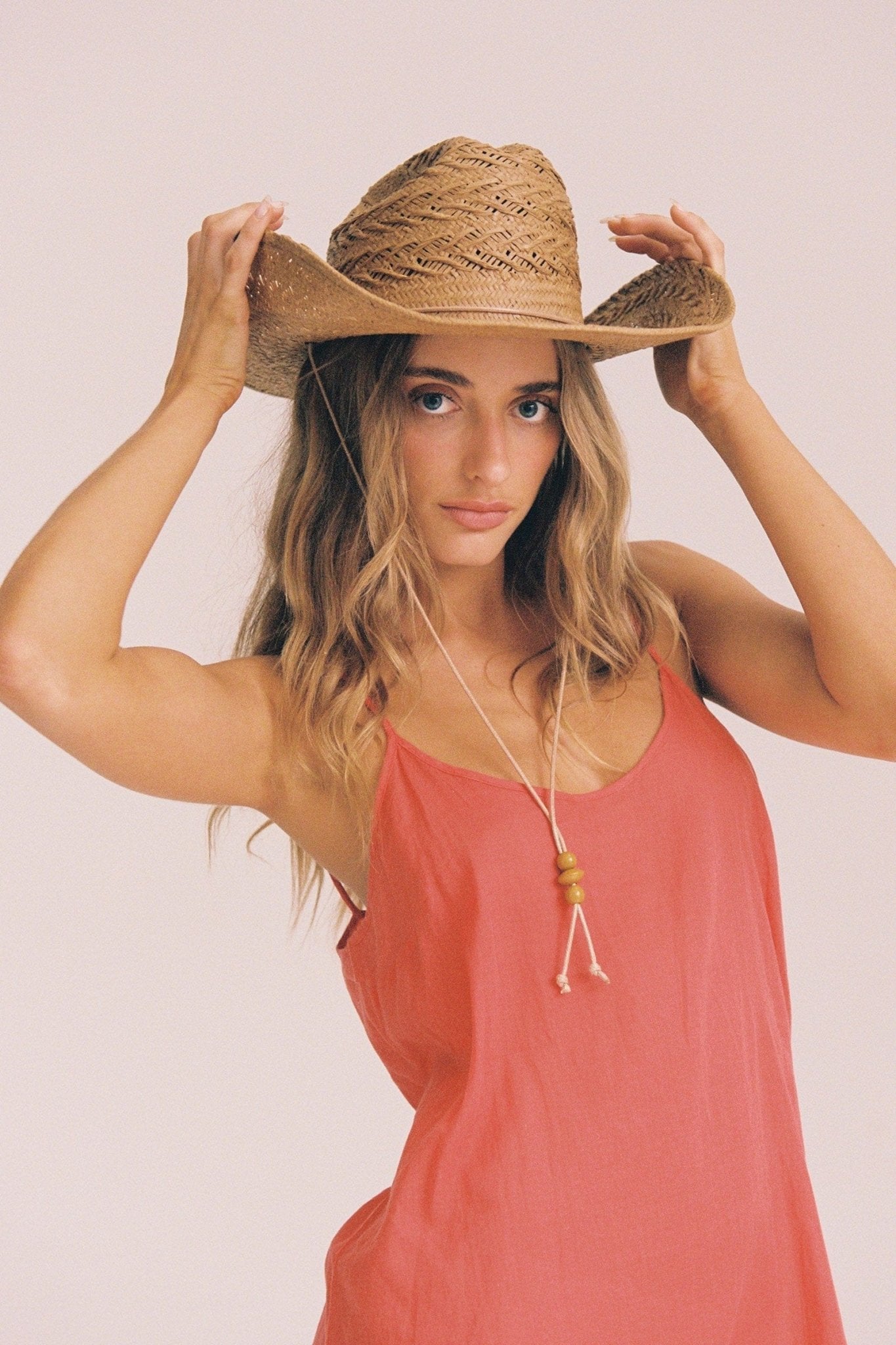 Chevron - Woven Paper Cowboy Hat - CAPOLLE