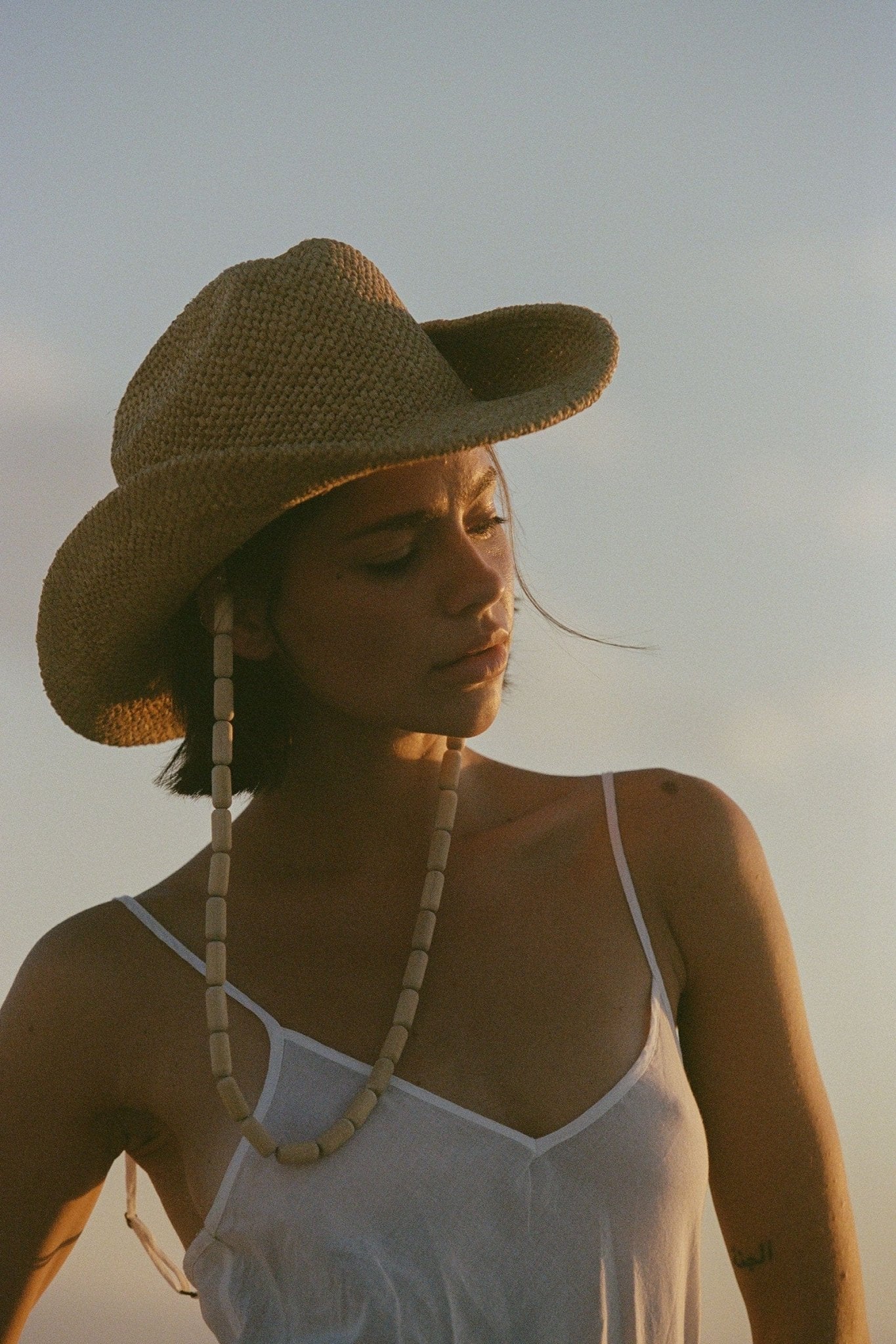 Crochet Raffia Cowboy Hat - CAPOLLE
