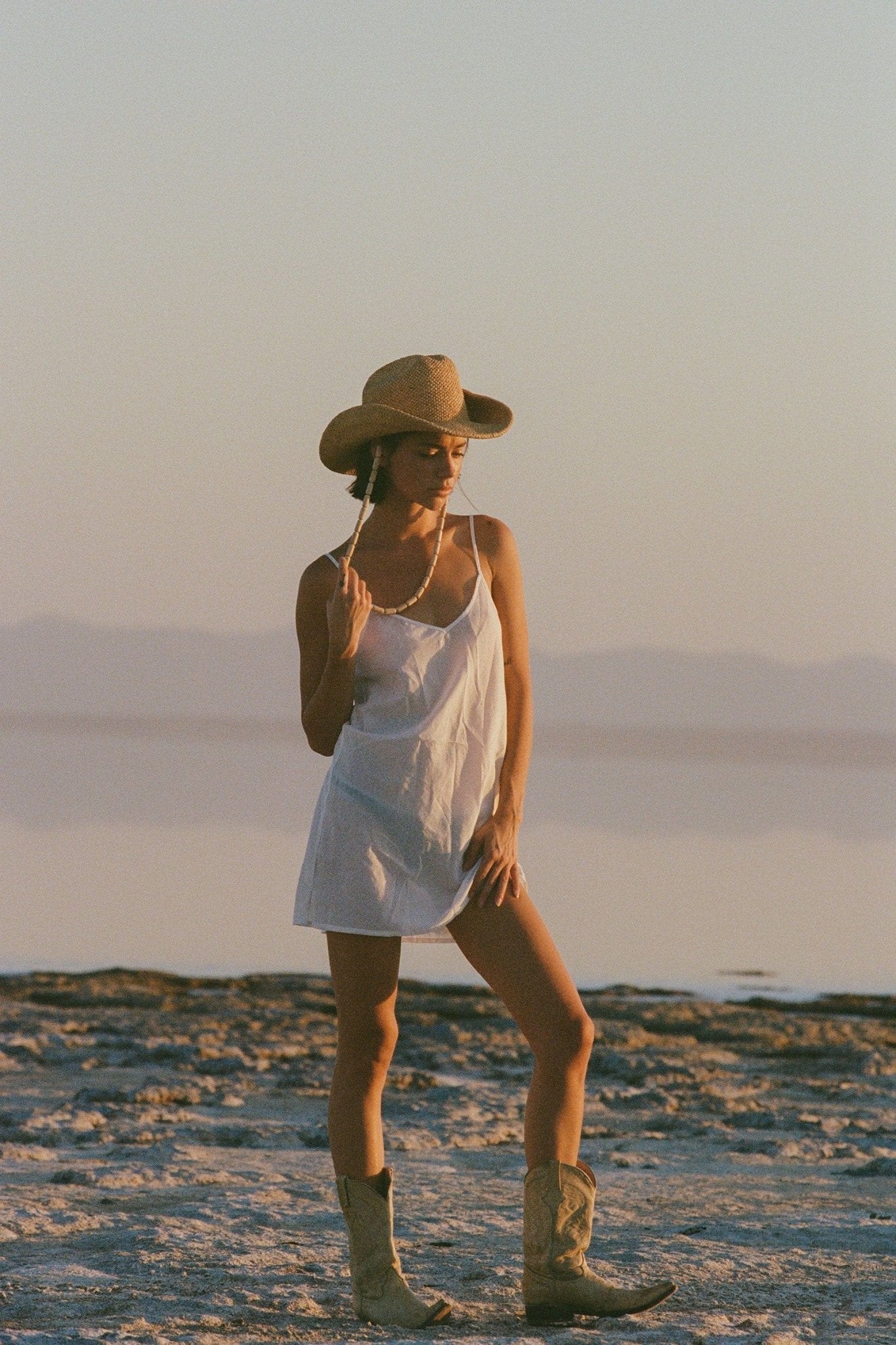 Crochet Raffia Cowboy Hat - CAPOLLE