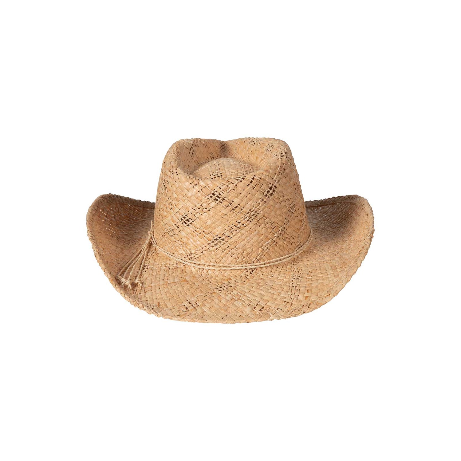 Raffia Cowboy Hat – Fedora Crown - CAPOLLE
