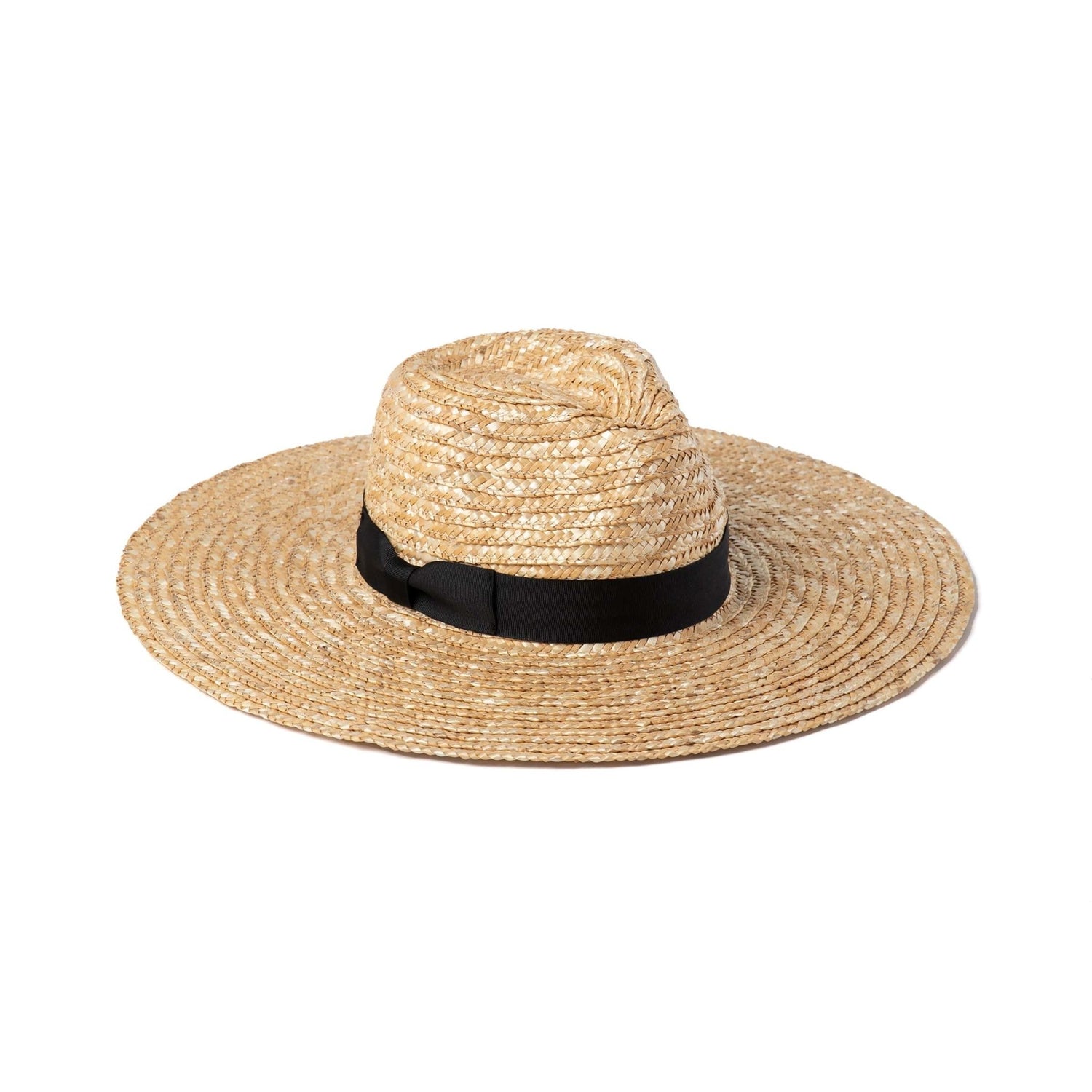 Wide - Brim Straw Fedora Hat - CAPOLLE
