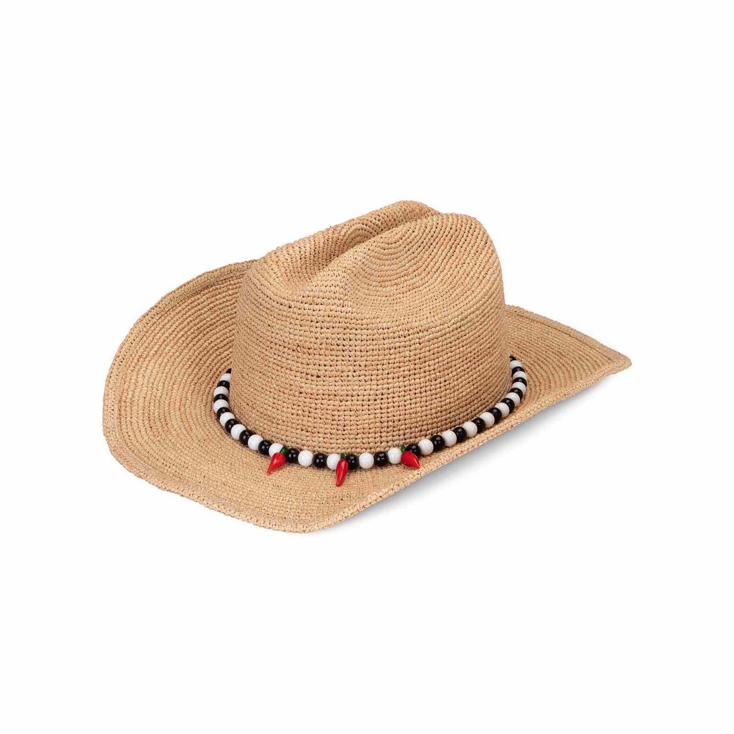 Raffia Straw Western Hat