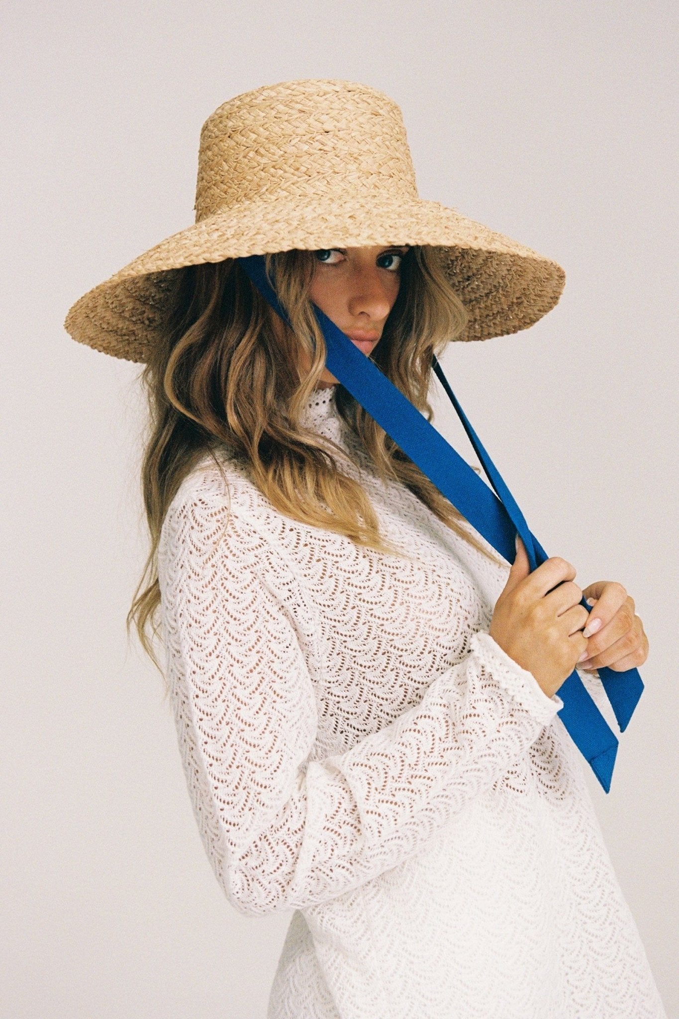 Handwoven Raffia Sun Hat - CAPOLLE