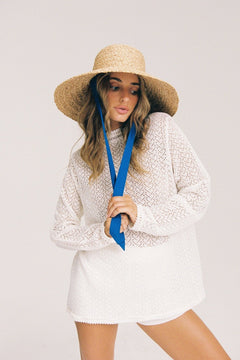 Handwoven Raffia Sun Hat - CAPOLLE