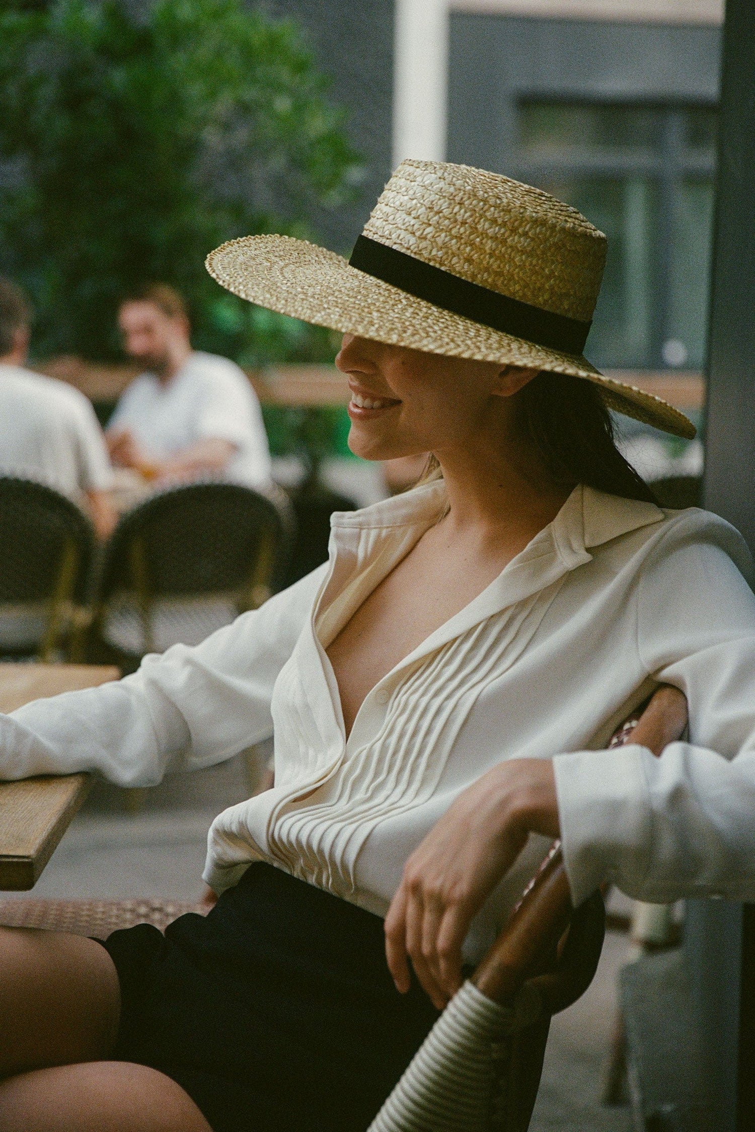 Wheat Straw Boater Hat