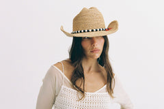 Raffia Straw Western Hat - CAPOLLE