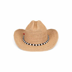 Raffia Straw Western Hat - CAPOLLE
