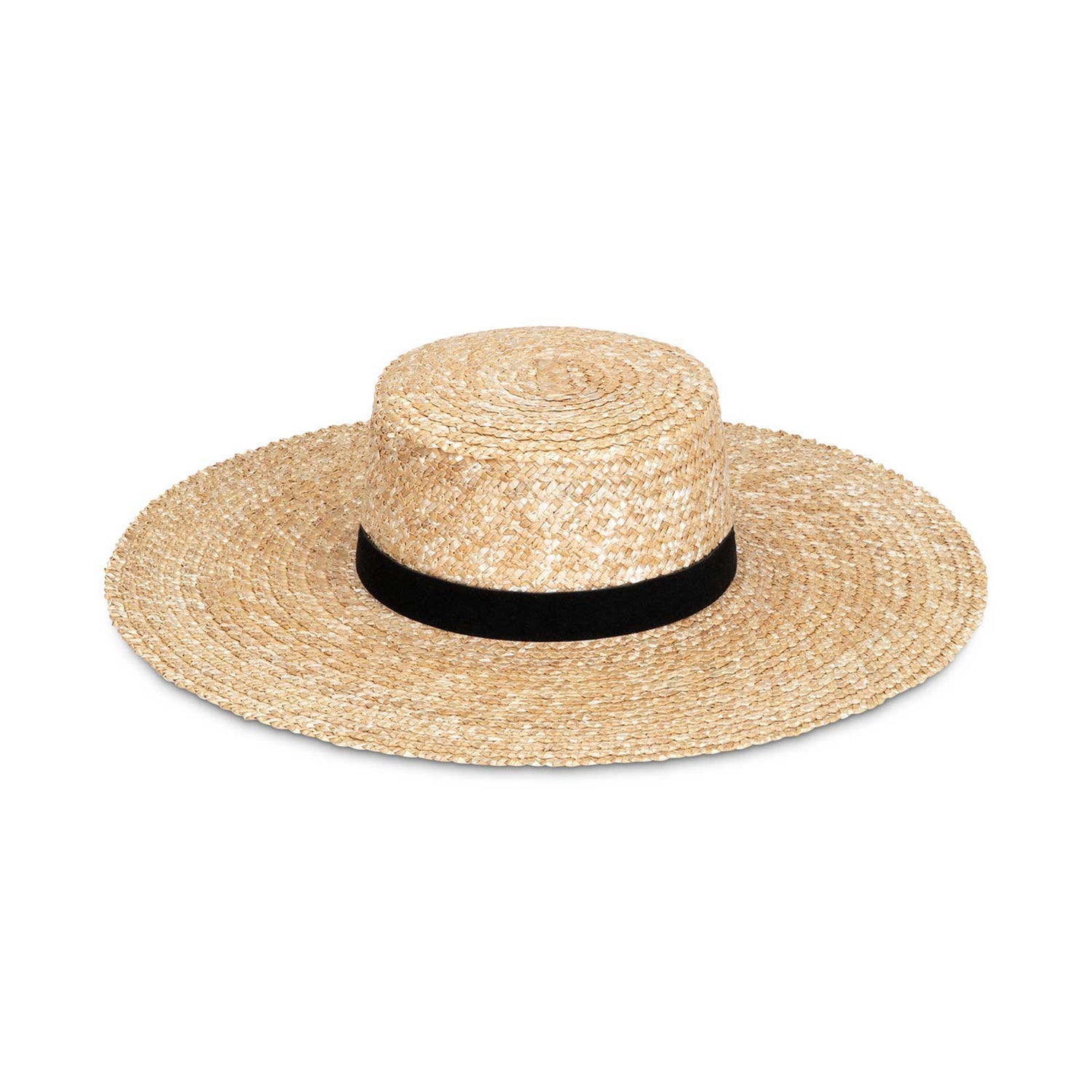 Wheat Straw Boater Hat - CAPOLLE