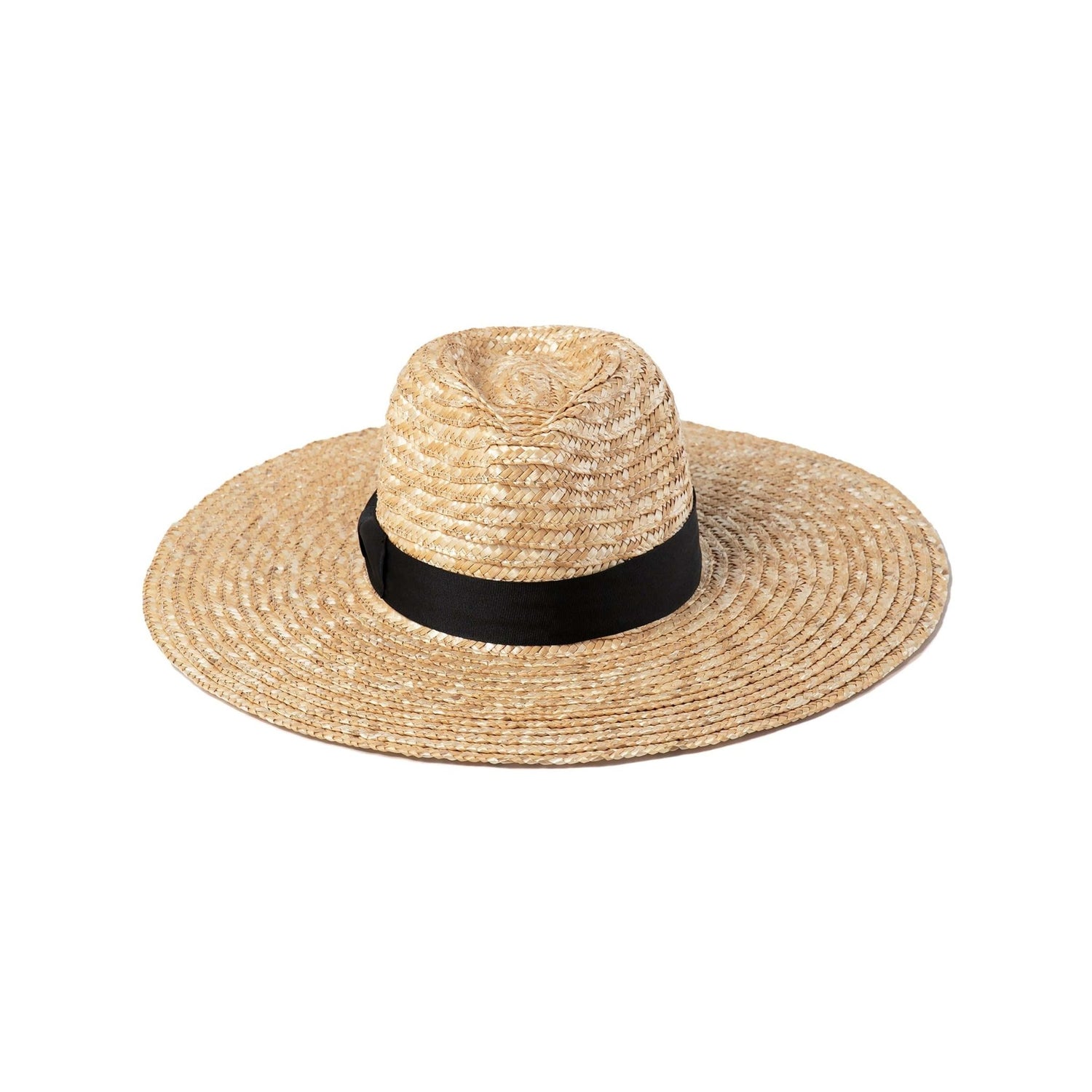 Wide - Brim Straw Fedora Hat - CAPOLLE