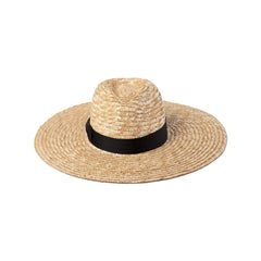 Wide - Brim Straw Fedora Hat - CAPOLLE